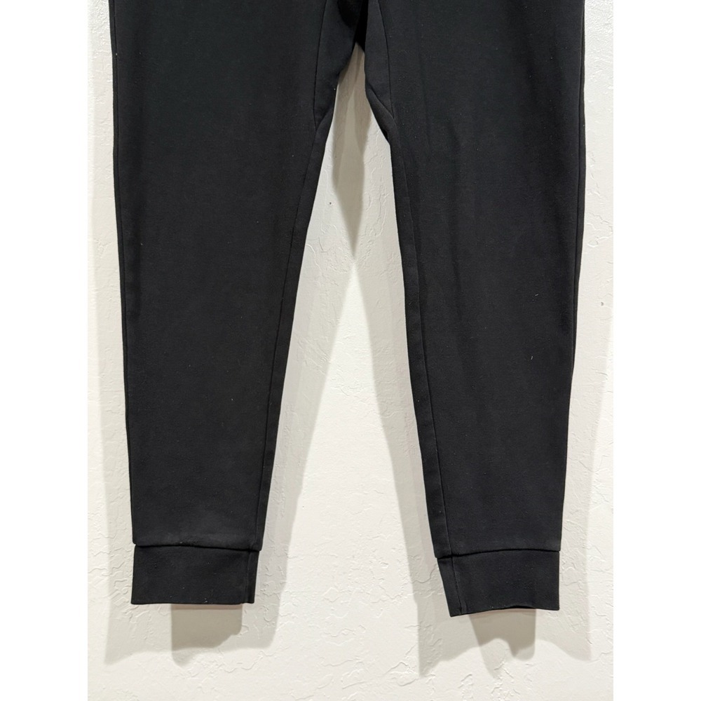 Polo Ralph Lauren Mens Double-Knit Jogger Pants Black Tapered Sweatpants Medium - Picture 8 of 8